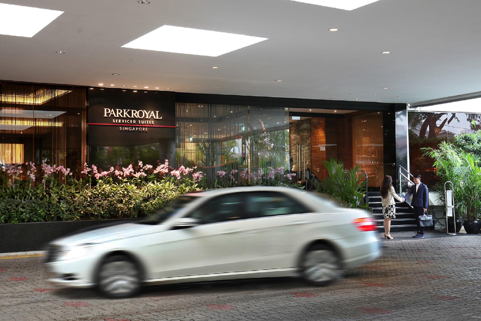 Parkroyal Serviced Suites Singapura Exterior foto